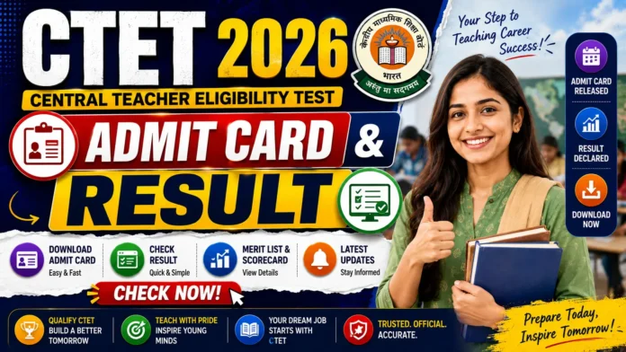 CTET 2026 Admit Card & Result Latest Updates